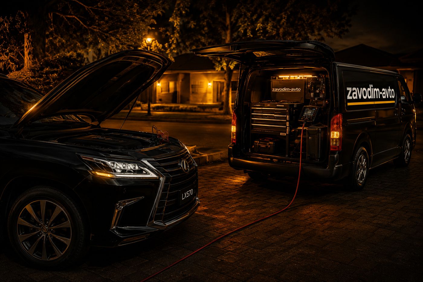 Ночной выезд к Lexus LX 570
